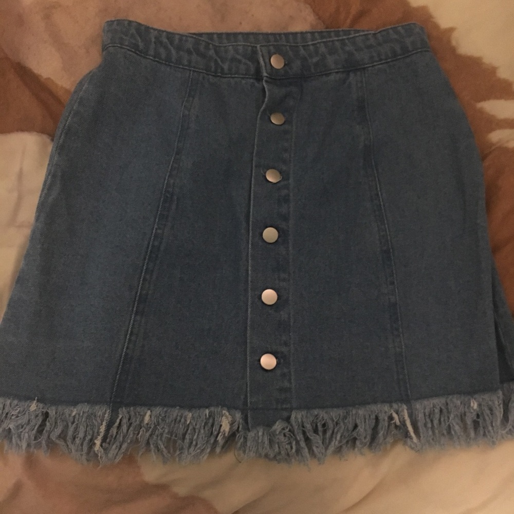 Forever 21 denim mini skirt